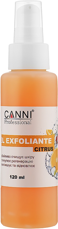 Reinigendes und regenerierendes Handpeelinggel mit Zitrus - Canni Gel Exfoliant Citrus — Bild N3