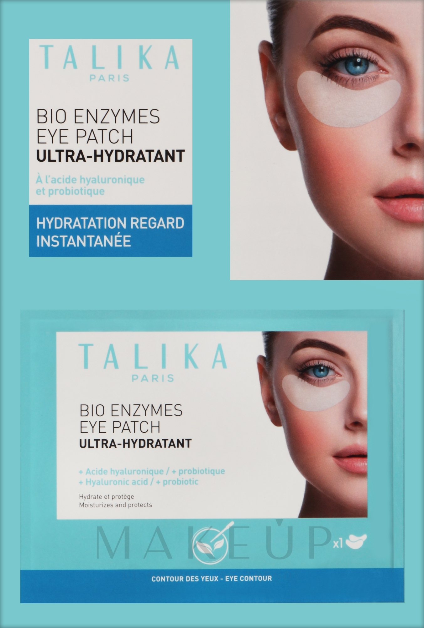 Bioenzymatische Feuchtigkeitspflaster für die Augenpartie - Talika Bio Enzymes Eye Patch — Bild 30 St.