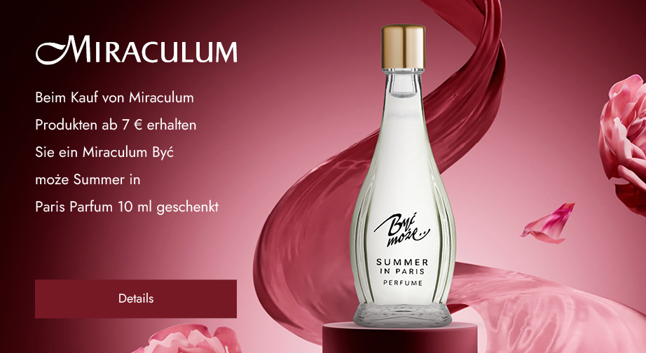 Beim Kauf von Miraculum Produkten ab 7 € erhalten Sie ein Miraculum Być może Summer in Paris Parfum 10 ml geschenkt