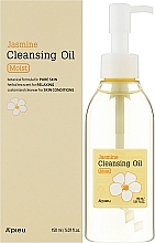 Feuchtigkeitsspendendes Gesichtsreinigungsöl zum Abschminken mit Jasminöl - A'pieu Jasmine Cleansing Oil — Bild N2