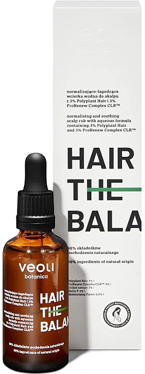 Normalisierende und beruhigende Wasserlotion für die Kopfhaut - Veoli Botanica Hair The Balance  — Bild N1