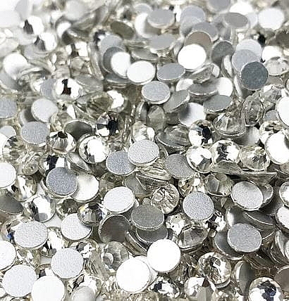 Dekorative Zirkoniumkristalle Größe SS3 (1,1-1,2 mm) silbern 1440 St. - Deni Carte Silver — Bild N1