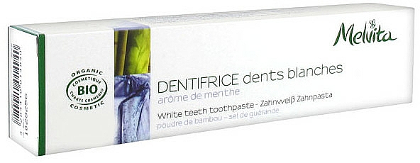 Zahnpasta für weiße Zähne - Melvita Dentifrice White Teeth Toothpaste — Bild N1