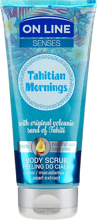 Glättendes Körperpeeling - On Line Senses Body Scrub Tahitian Morning