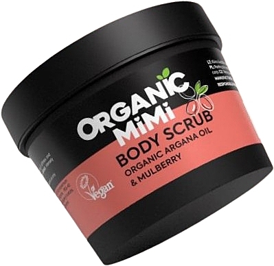 Körperpeeling Argan und Maulbeere - Organic Mimi Body Scrub Argana & Mulberry — Bild N1