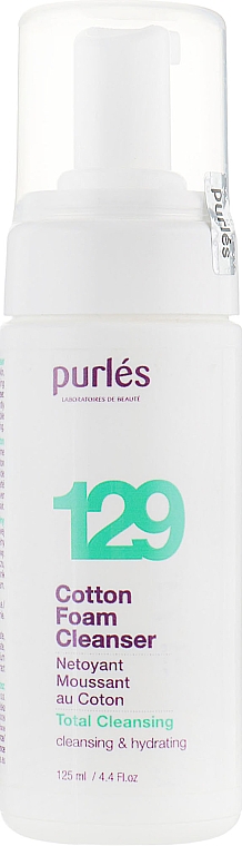 Milde Reinigungsschaummousse - Purles 129 Total Cleansing Cotton Foam Cleanser — Bild N1