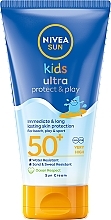 Wasserfeste Sonnenschutzcreme für Kinder - Nivea Sun Kids Ultra Protect & Play Sun Cream SPF50+ — Bild N1