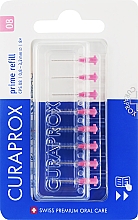 Düfte, Parfümerie und Kosmetik Interdentalzahnbürsten-Set Prime Refill CPS 0,8 -3,2 mm ohne Halter 8 St. rosa - Curaprox