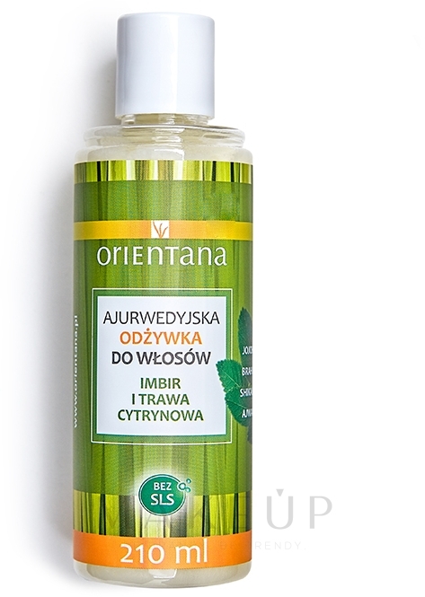 Ayurvedische Haarspülung "Ingwer und Zitronengras" - Orientana Ayurvedic Hair Conditioner Ginger & Lemongrass — Bild 210 ml