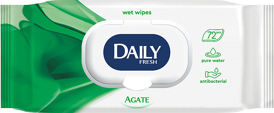 Antibakterielle Feuchttücher - Daily Fresh Wet Wipes Agate — Bild N1
