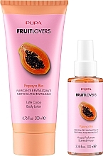 Körperpflegeset - Pupa Fruit Lovers Papaya (Duschmilch 200ml + Körperspray 100ml + Box) — Bild N2