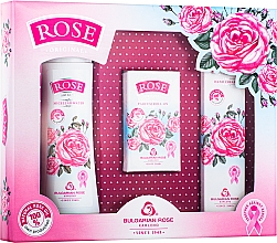 Düfte, Parfümerie und Kosmetik Bulgarian Rose Rose - Duftset (Parfum-Roll-on 9ml + Mizellenwasser 150ml + Handcreme 50ml)