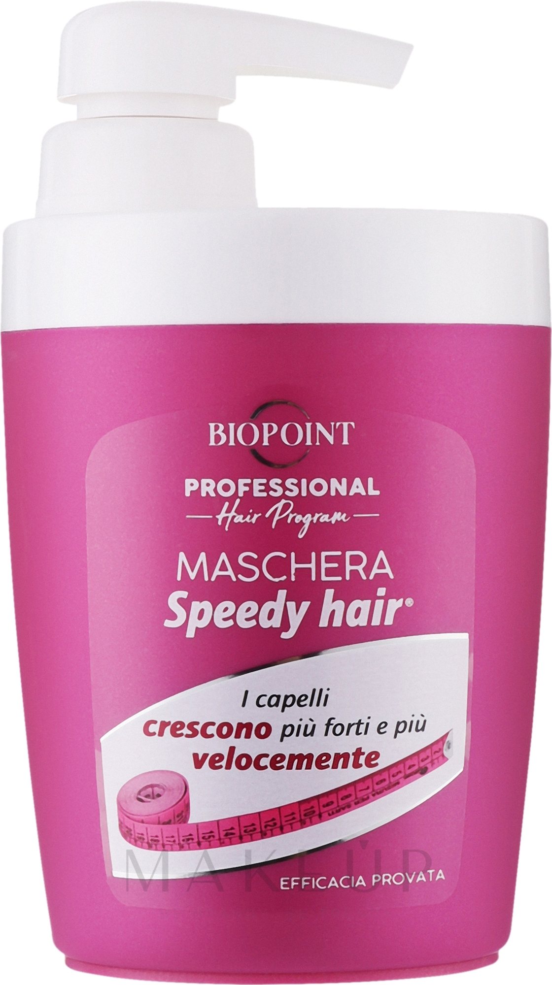 Maske für beschleunigtes Haarwachstum - Biopoint Speedy Hair Maschera Per Capelli Piu' Forti — Bild 300 ml