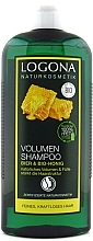 Volumen-Shampoo für feines Haar - Logona Hair Care Volume Shampoo Honey Beer — Bild N3