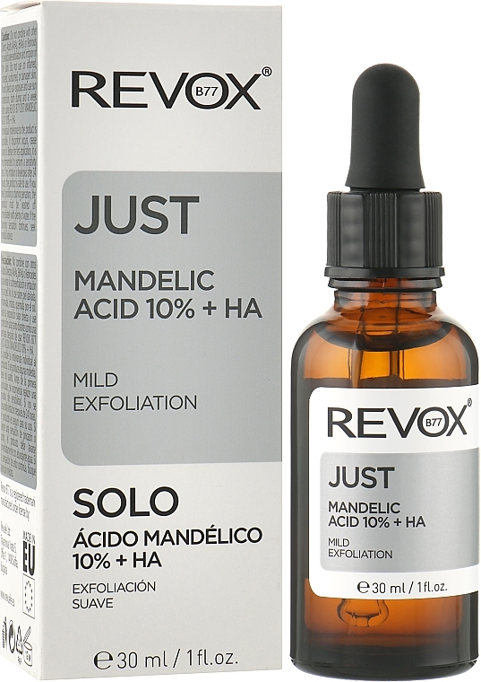 Exfolierendes Gesichtsserum mit 10% Mandelsäure - Revox Just Mandelic Acid 10% + HA Mild Exfoliating Serum — Bild N2
