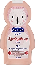 Düfte, Parfümerie und Kosmetik 3in1 Duschgel für Körper, Gesicht und Haar mit Bonbonduft - On Line Le Petit Candy 3 In 1 Hair Body Face Wash
