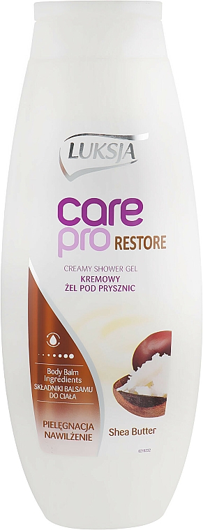 Cremiges Duschgel mit Sheabutter - Luksja Care Pro Restore Creamy Shower Gel Shea Butter