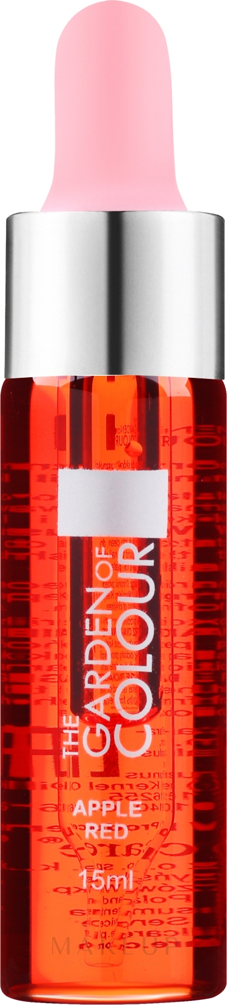 Nagel- und Nagelhautöl mit Pipette Apple Red - Silcare Garden of Colour Cuticle Oil Apple Red — Bild 15 ml