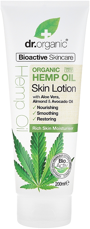 Körperlotion mit Hanföl - Dr. Organic Bioactive Skincare Hemp Oil Skin Lotion — Bild N1