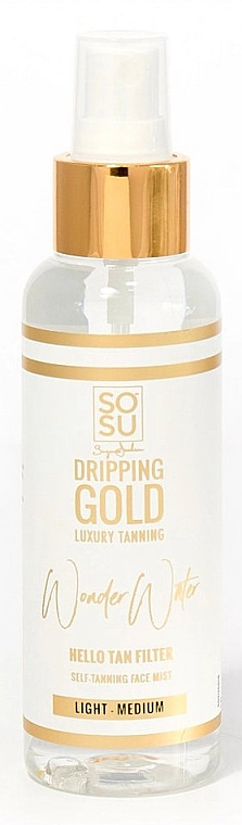 Spray für Selbstbräuner - Sosu by SJ Dripping Gold Wonder Water Light/Medium — Bild N1