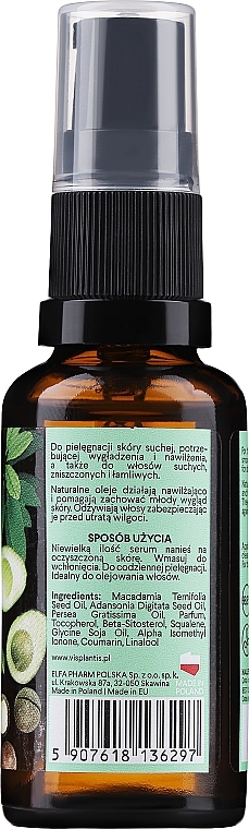 Glättendes Öl-Serum für Körper und Haar - Vis Plantis Secret Garden Smoothing Oil Serum — Bild N1