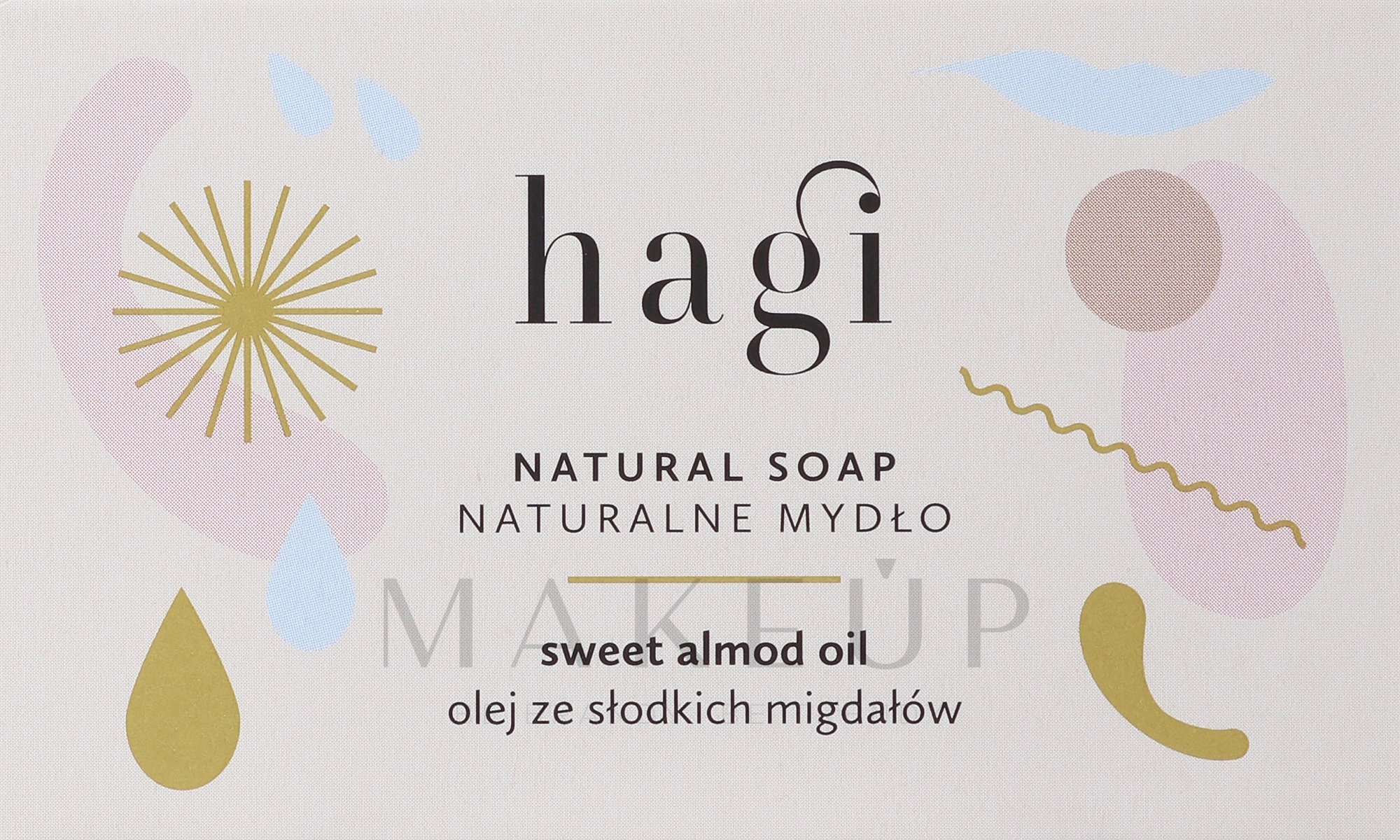 Naturseife mit Mandelöl und Sheabutter - Hagi Soap — Bild 100 g
