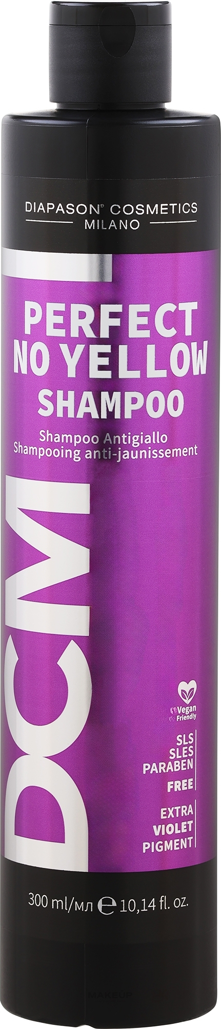 Shampoo gegen Gelbstich - DCM Perfect No Yellow Shampoo — Bild 300 ml