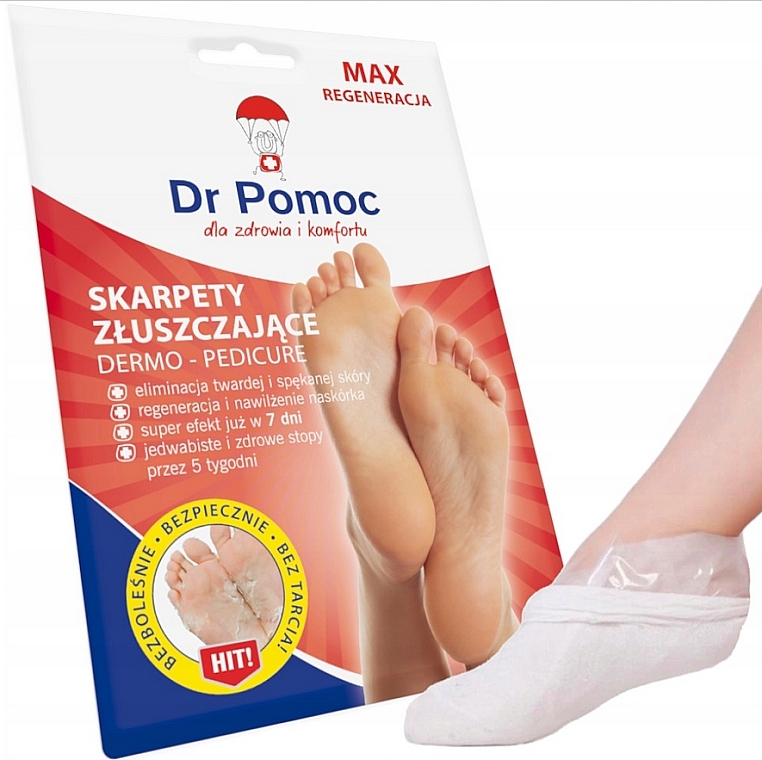 Peeling-Socken für die Füße - Dr Pomoc — Bild N2