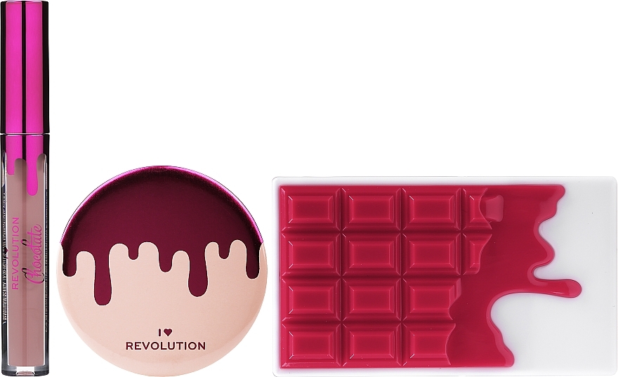 I Heart Revolution This One’s A Cracker Gift Set (Lidschattenpalette 13.2g + Lipgloss 2.5ml + Taschenspiegel 1 St.) - Make-up Set  — Bild N2