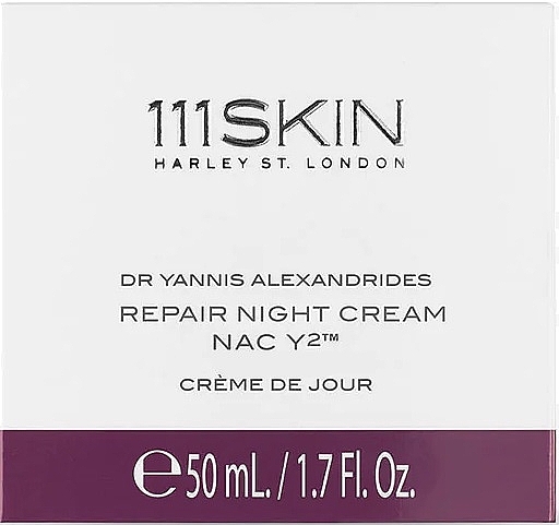Revitalisierende Gesichtscreme für die Nacht - 111SKIN Repair Night Cream NAC Y2 — Bild N2
