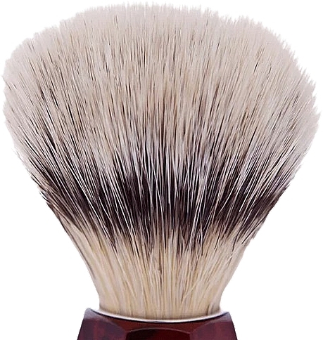Rasierpinsel Walnuss - Plisson Russian Grey Faceted Brush — Bild N2
