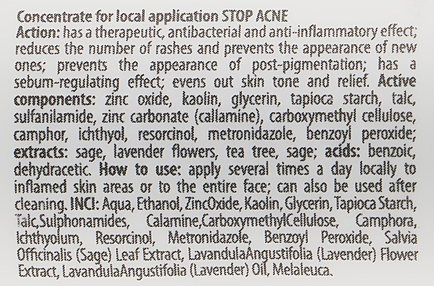 Entzündungshemmendes Gesichtskonzentrat - pHarmika Concentrate For Local Application Stop Acne — Bild N3