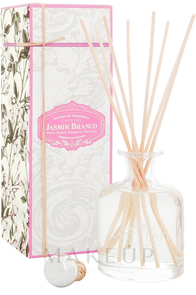 Aroma-Diffusor mit Duftstäbchen Weißer Jasmin - Castelbel White Jasmine Fragrance Diffuser — Bild 250 ml