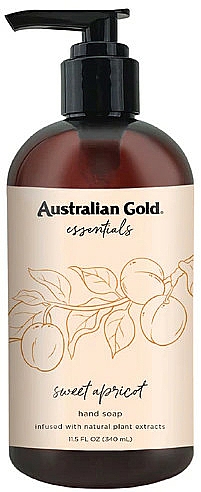 Flüssige Handseife mit Aprikosenduft - Australian Gold Essentials Liquid Hand Soap Sweet Apricot — Bild N1