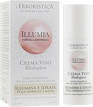 Düfte, Parfümerie und Kosmetik Creme für normale- und Mischhaut - Athena's Erboristica Illumia Face Cream Normal And Combination Skin