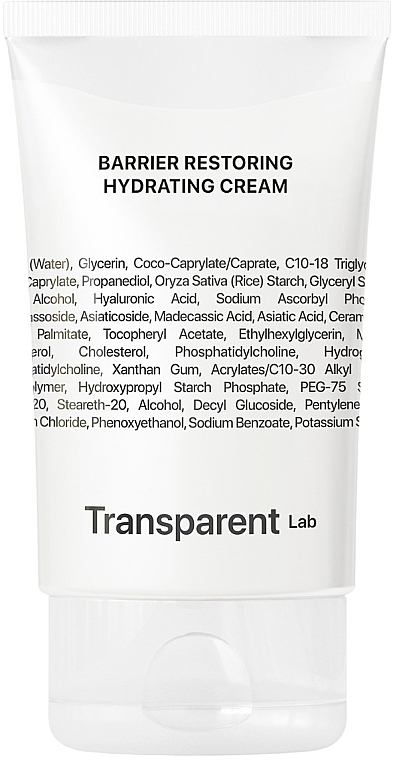Feuchtigkeitsspendende Gesichtscreme - Transparent Lab Barrier Restoring Hydrating Cream — Bild N1