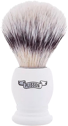 Rasierpinsel weiß - Plisson Essential Shaving Brush — Bild N1