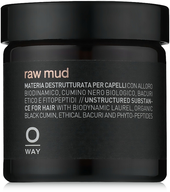Modellierende kosmetische Tonerde für das Haar Extra starker Halt - Oway Man Raw Mud — Bild N1
