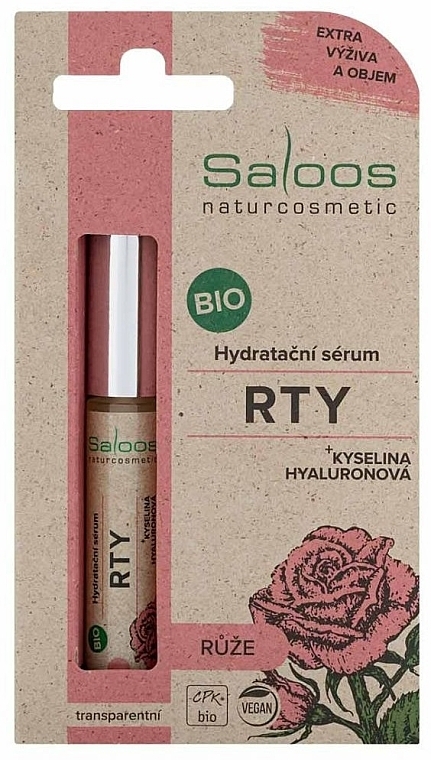 Feuchtigkeitsspendendes Lippenserum Rose - Saloos Bio Moisturizing Lip Serum Rose — Bild N1