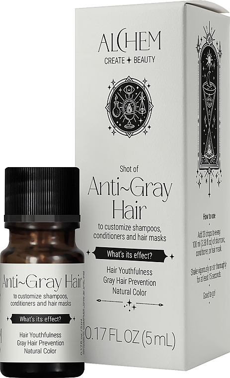 Komplex gegen graues Haar  - Pharma Group Laboratories Alchem Shot of Anti-Gray Hair  — Bild N3