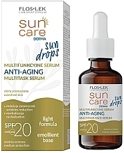 Düfte, Parfümerie und Kosmetik Multifunktionales Sonnenschutzserum für das Gesicht - Floslek Sun Care Derma Anti-Aging Multitask Serum SPF 20