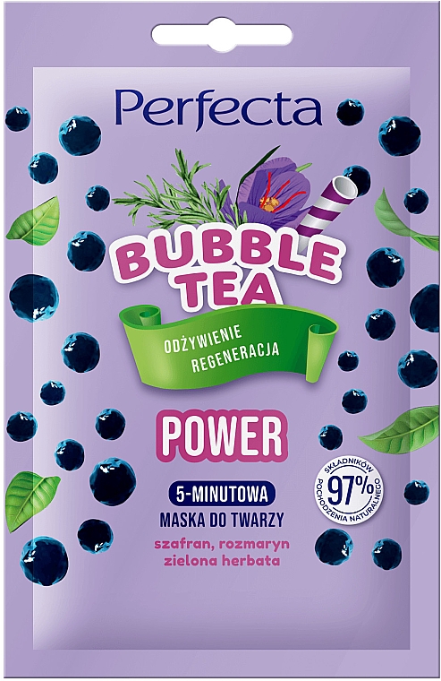 Express-Gesichtsmaske - Perfecta Bubble Tea Power — Bild N1