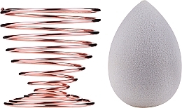 Düfte, Parfümerie und Kosmetik Schminkschwamm mit Ständer 38181 grau - Top Choice Foundation Sponge Blender