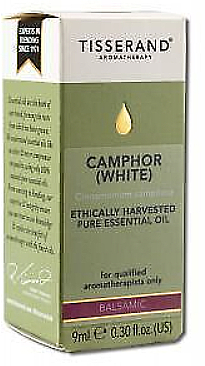 Ätherisches Öl aus biologischem weißem Kampfer - Tisserand Aromatherapy Camphor White Organic Pure Essential Oil — Bild N1