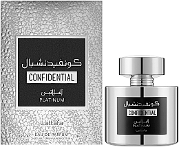 Lattafa Perfumes Confidential Platinum - Eau de Parfum — Bild N2