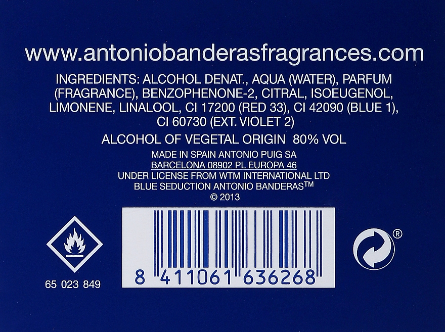 Antonio Banderas Blue Seduction - Eau de Toilette — Bild N3