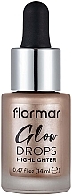 Düfte, Parfümerie und Kosmetik Highlighter-Puder - Flomar Glow Drops Highlighter 