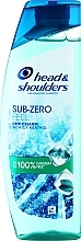 Shampoo gegen Schuppen - Head & Shoulders Sub Zero Feel Deep Clean Ice Menthol Dandruff Shampoo — Bild N1