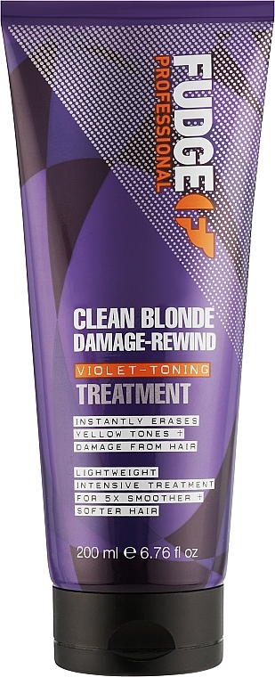 Haarmaske - Fudge Clean Blonde Damage Rewind Treatment — Bild N1