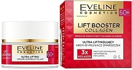 Aktiv regenerierende Anti-Falten Creme 60+ - Eveline Lift Booster Collagen Ultra Lifting Cream-Wrinkle Filler 60+ for Day and Night — Bild N1